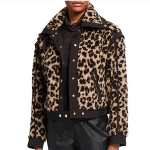 Veronica beard Anita leopard animal print jacket S